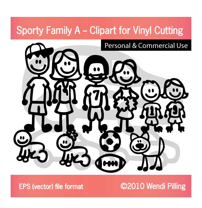 stick family clip art vector - photo #27