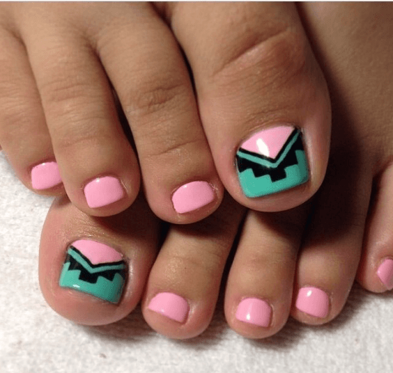 Summer Toe Nail Art Designs