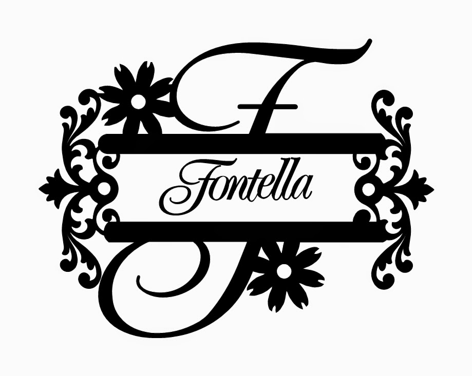 SVG Split Letter Monogram SVG Split Letter Monogram