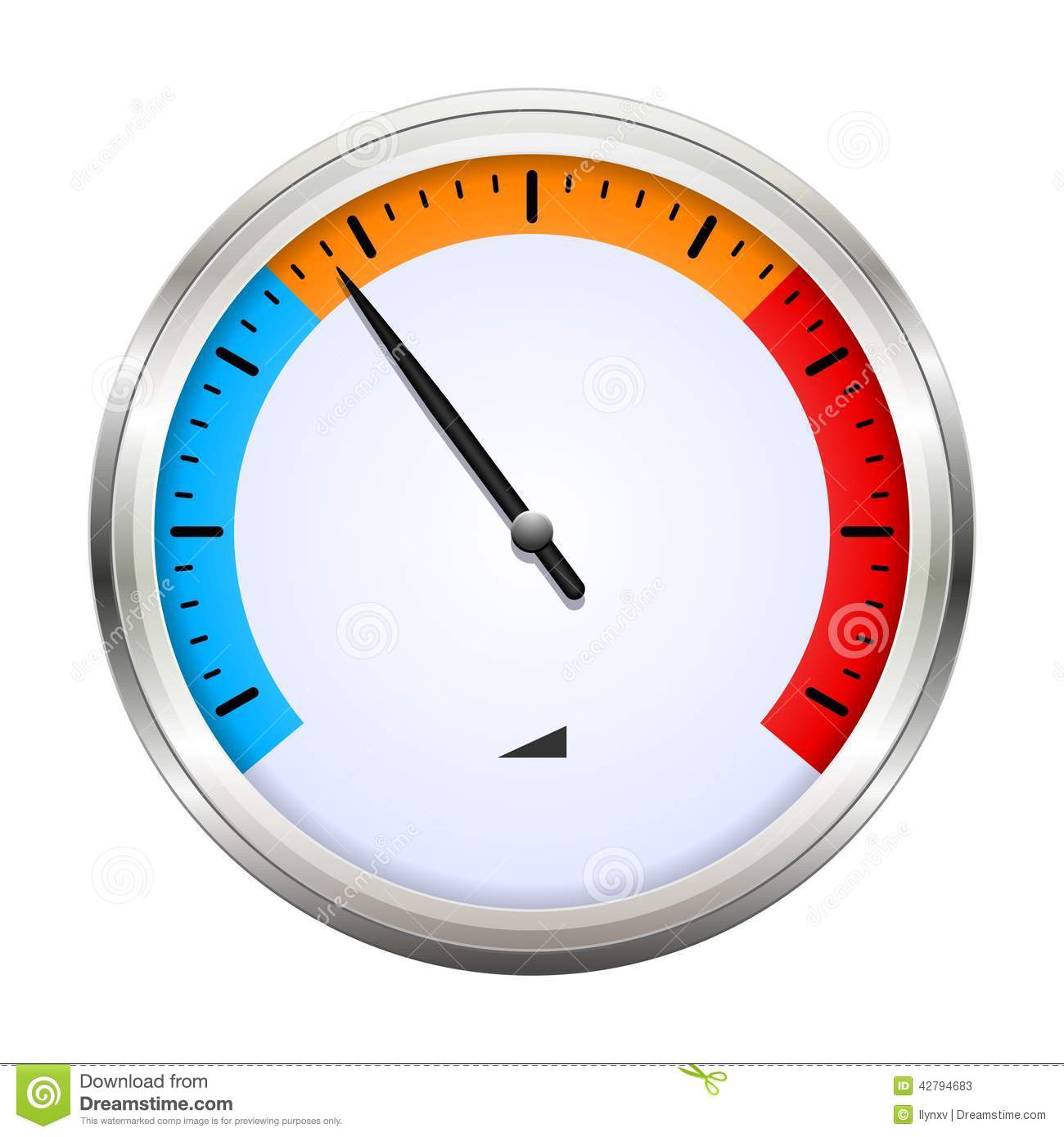 Temperature Gauge Vector