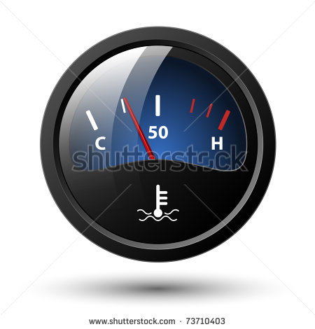 Temperature Gauge Vector