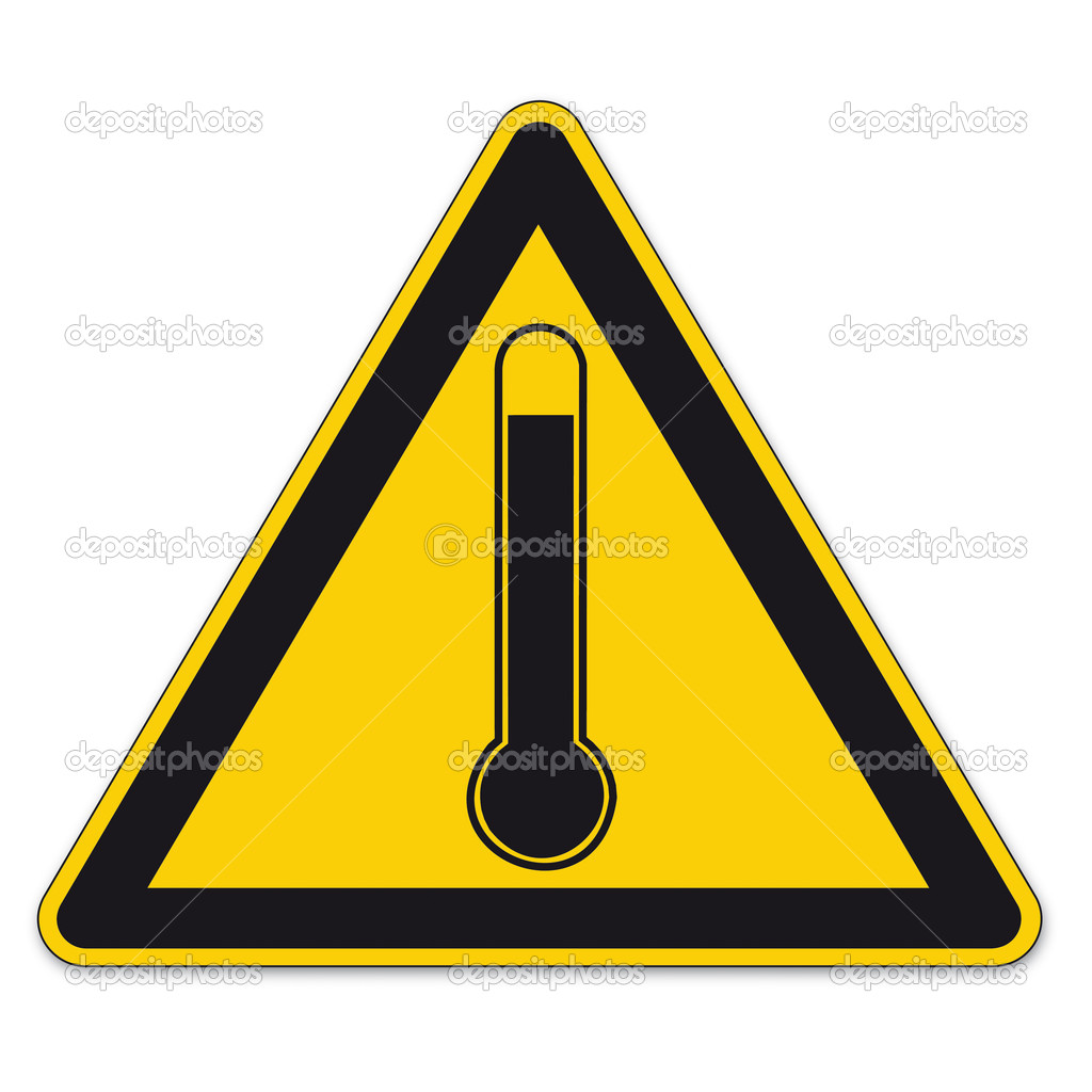 Temperature Warning Triangle Clip Art