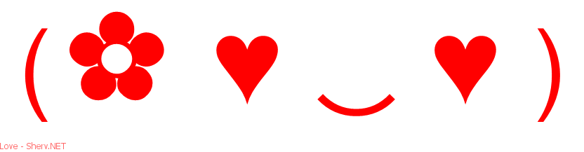 Text Love Emoticons Text Love Emoticons