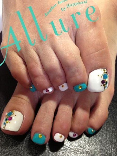 Toe Nail Designs Spring 2014