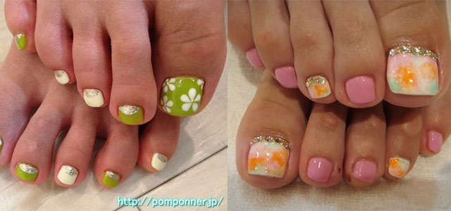 Toe Nail Designs Spring 2014