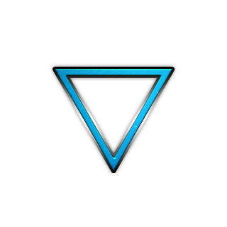 Transparent Blue Triangle