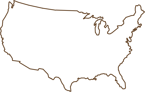 United States Outline Clip Art United States Outline Clip Art