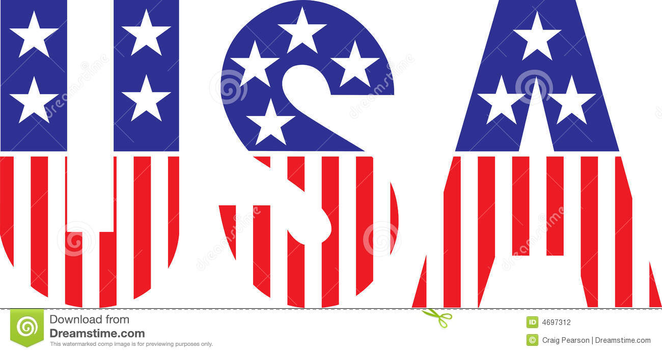 USA Stars and Stripes Font