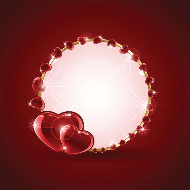 Valentine's Day Frame Vector Free