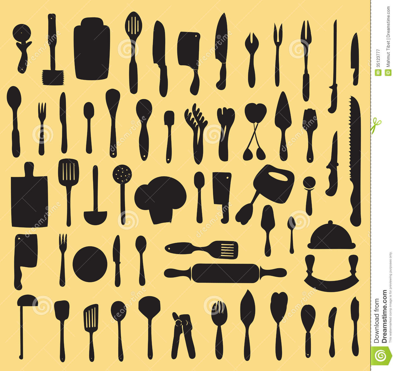 Vector Cooking Utensils