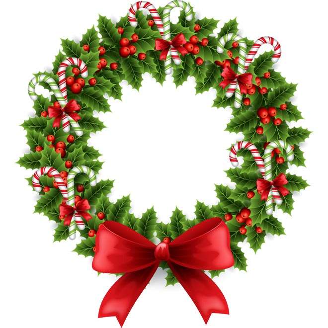 Vector Frame Free Christmas Decorations