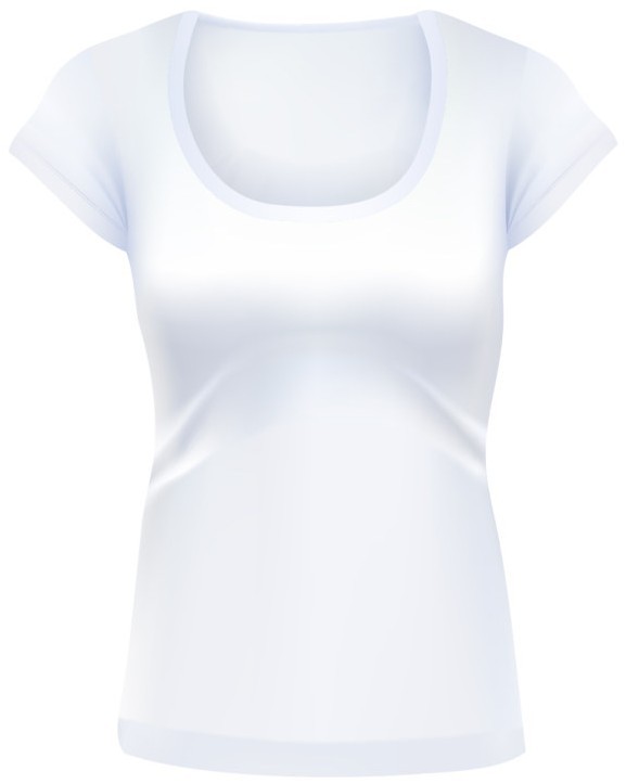 9 Vector Women's T -Shirts Images