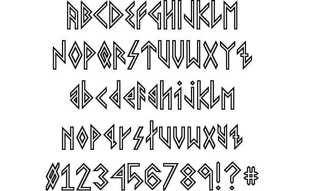 Viking Rune Fonts