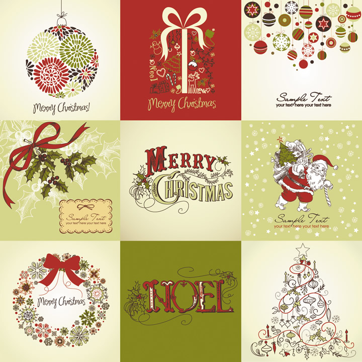 Vintage Christmas Cards Free Download