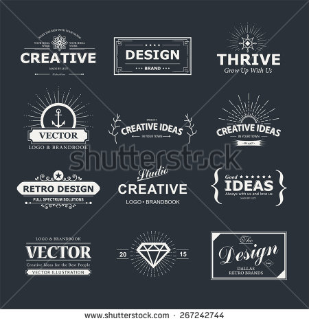 Vintage Elements Vector Logo