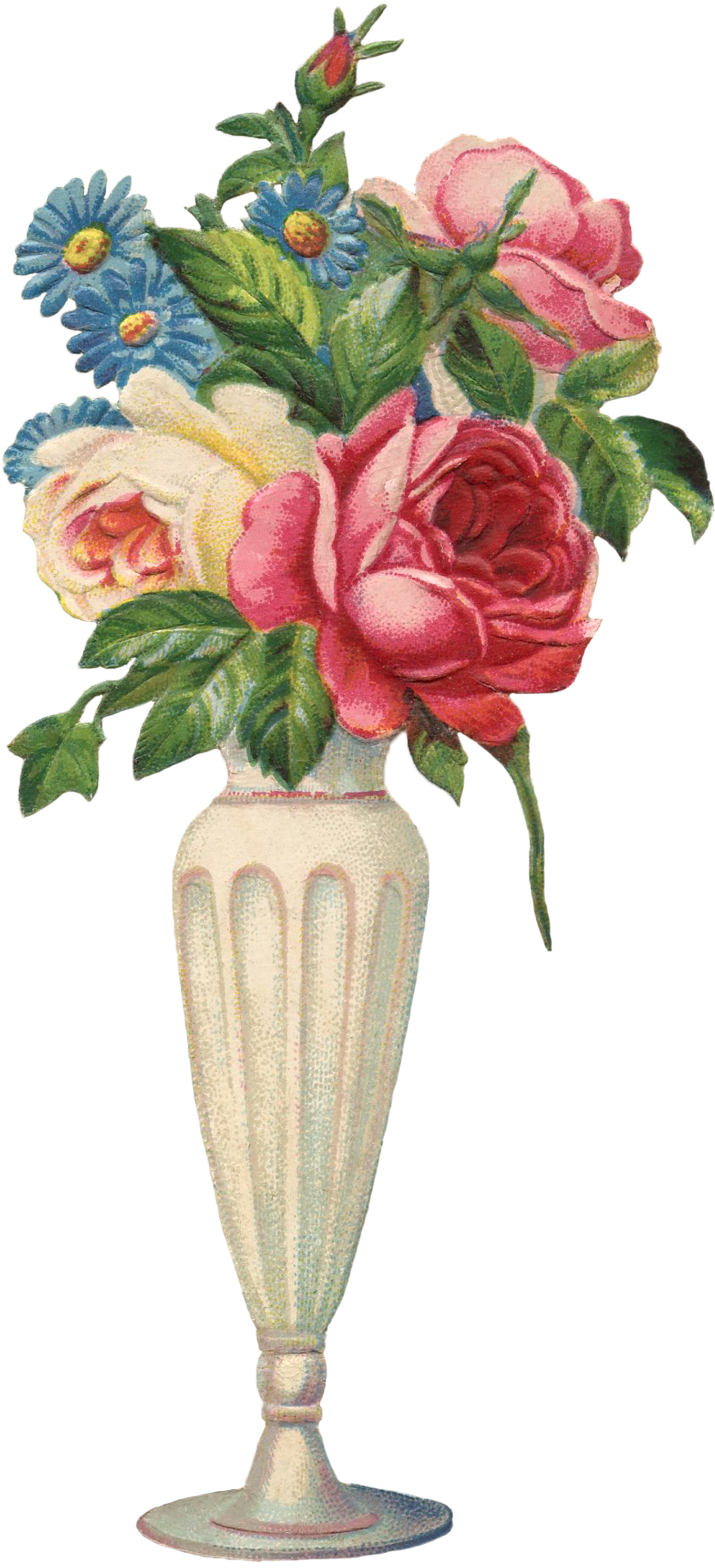 clipart of roses in a vase - photo #24