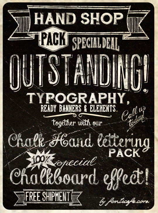 Vintage Hand Lettering Fonts
