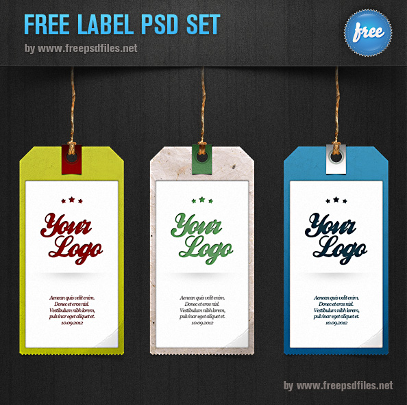 Vintage Label Template PSD Vintage Label Template PSD