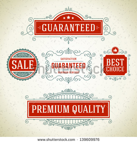 Vintage Sale Sign Vector