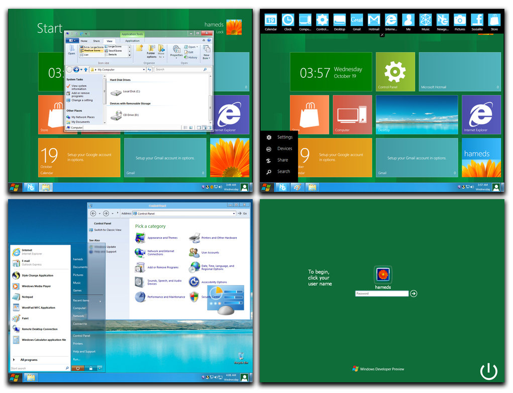 Windows 8 Themes Download Windows XP