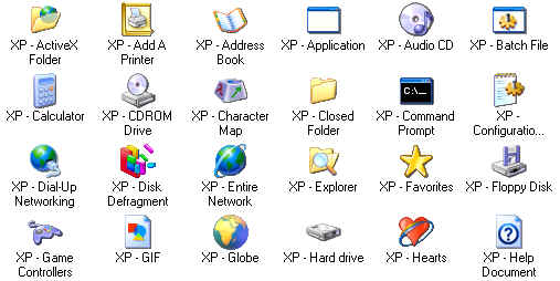 Windows XP Icons