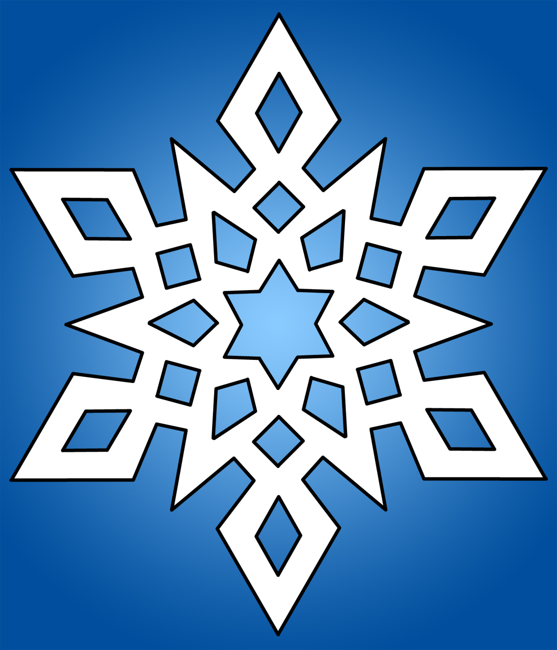 Winter Snowflakes Clip Art