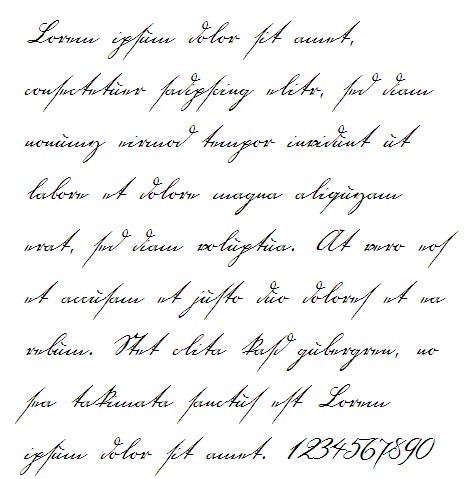 18th Century Handwriting Font 18th Century Handwriting Font