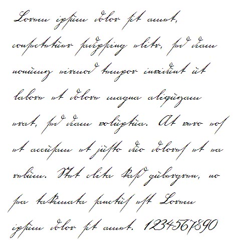 18th Century Handwriting Font