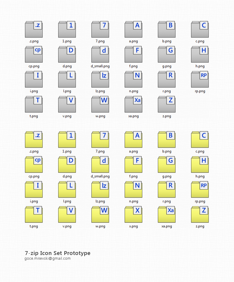 7-Zip Icon Replacement Archive