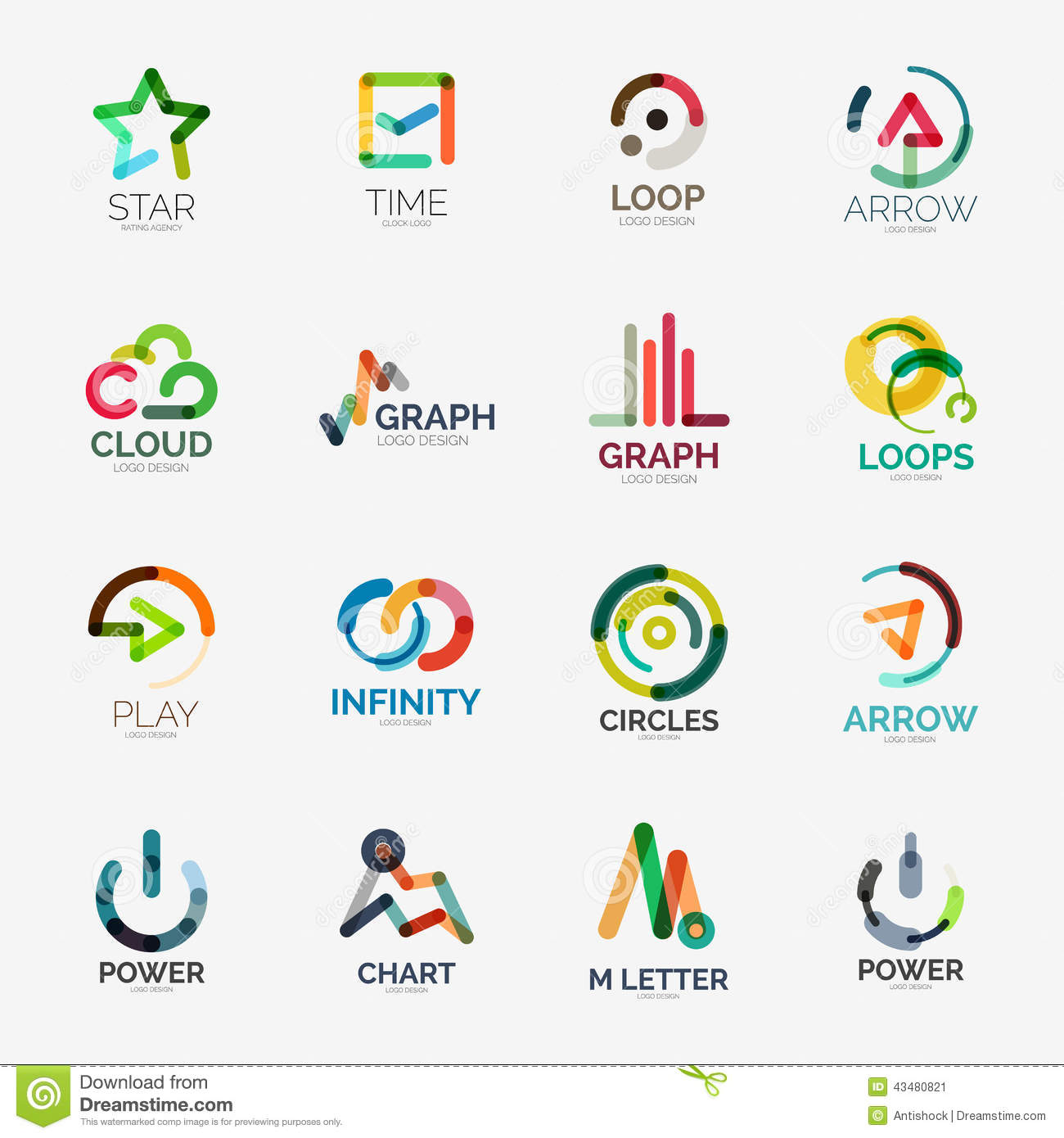 Abstract Company Logos