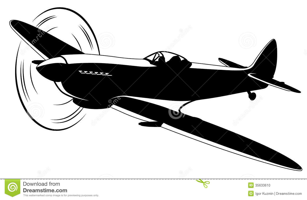 Airplane Silhouette Vector