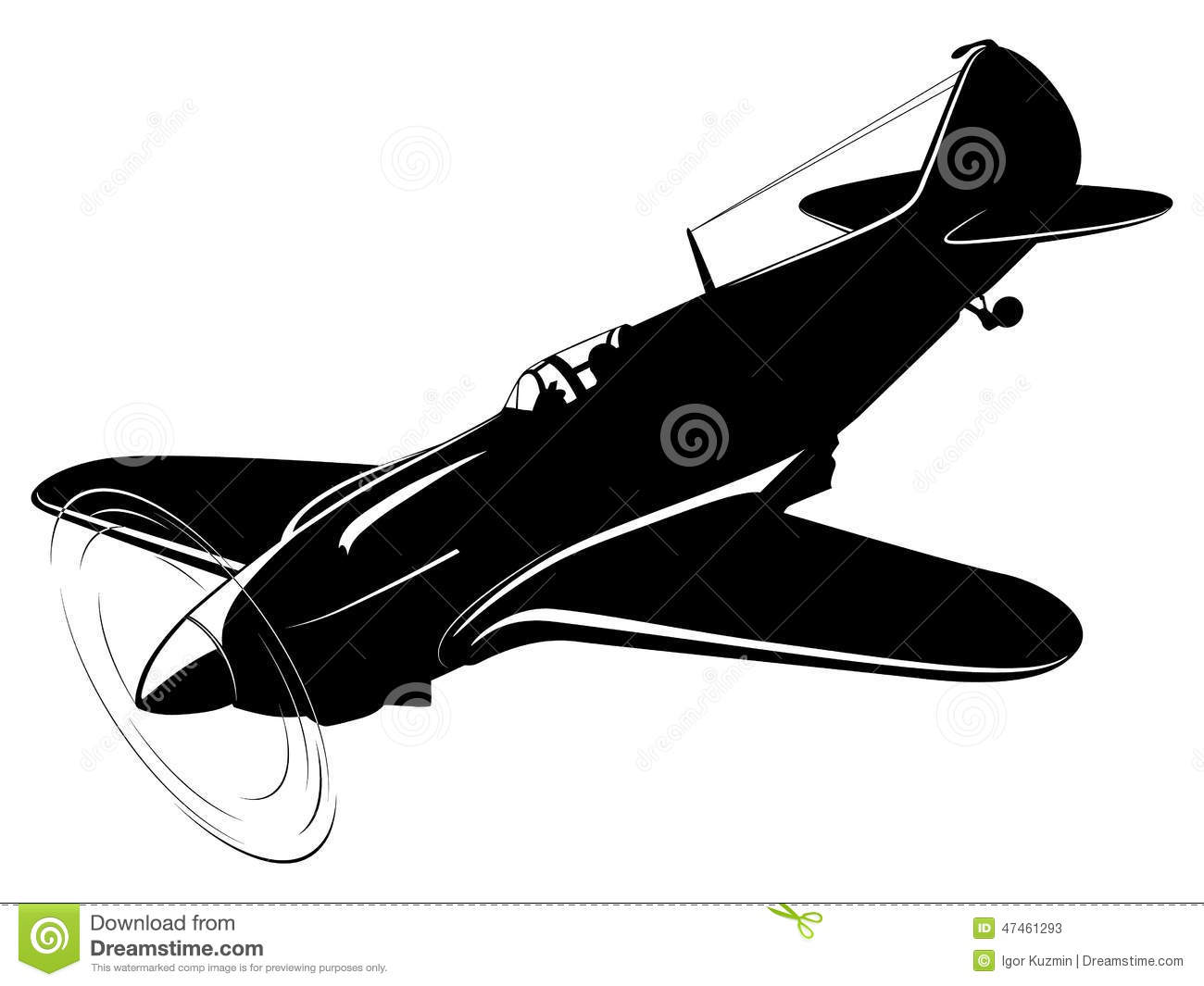 Airplane Silhouette Vector