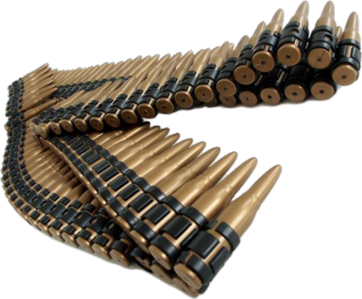 Ammo Bullet Belt Drawing