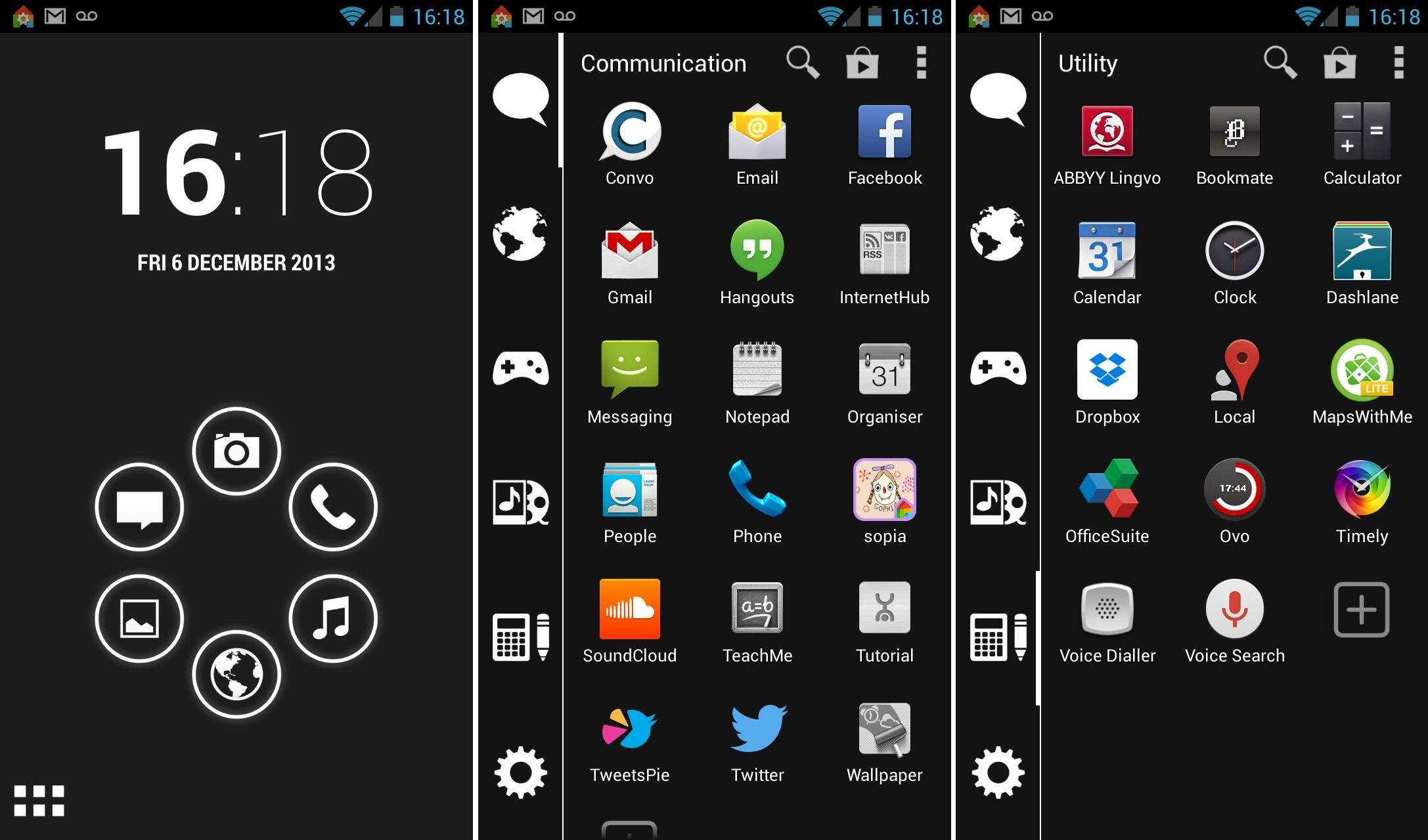 Android Phone Home Screen Icons