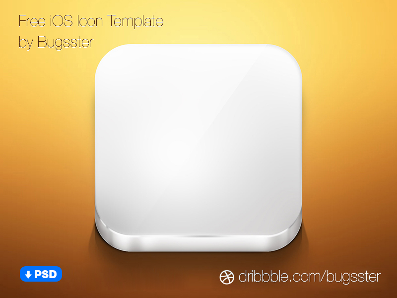 App Icon Template PSD