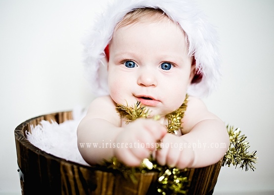 Baby Christmas Portrait Ideas