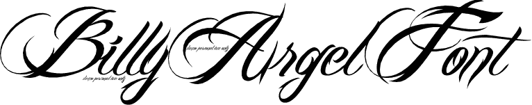 Billy Argel Fonts Billy Argel Fonts