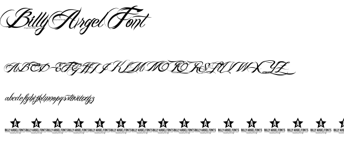 Billy Argel Fonts Billy Argel Fonts