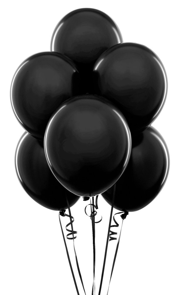 Black and White Balloons