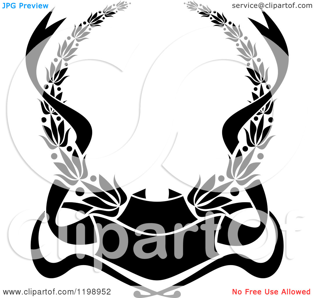 Black and White Coat of Arms Template