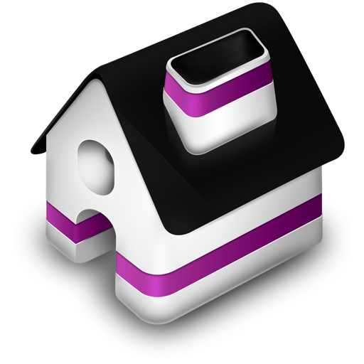 Black and White Icons 3D