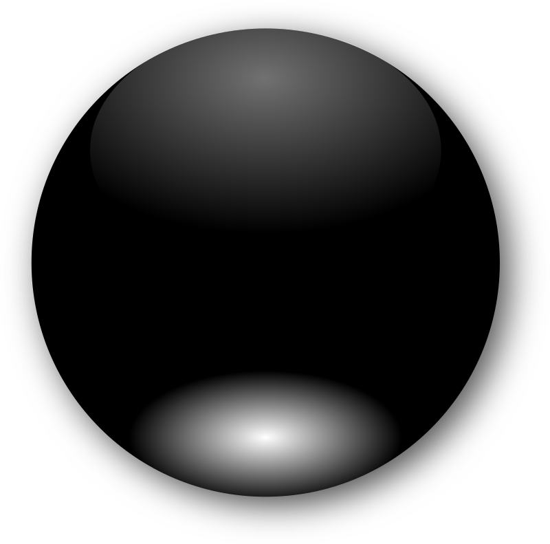 Black Circle Button