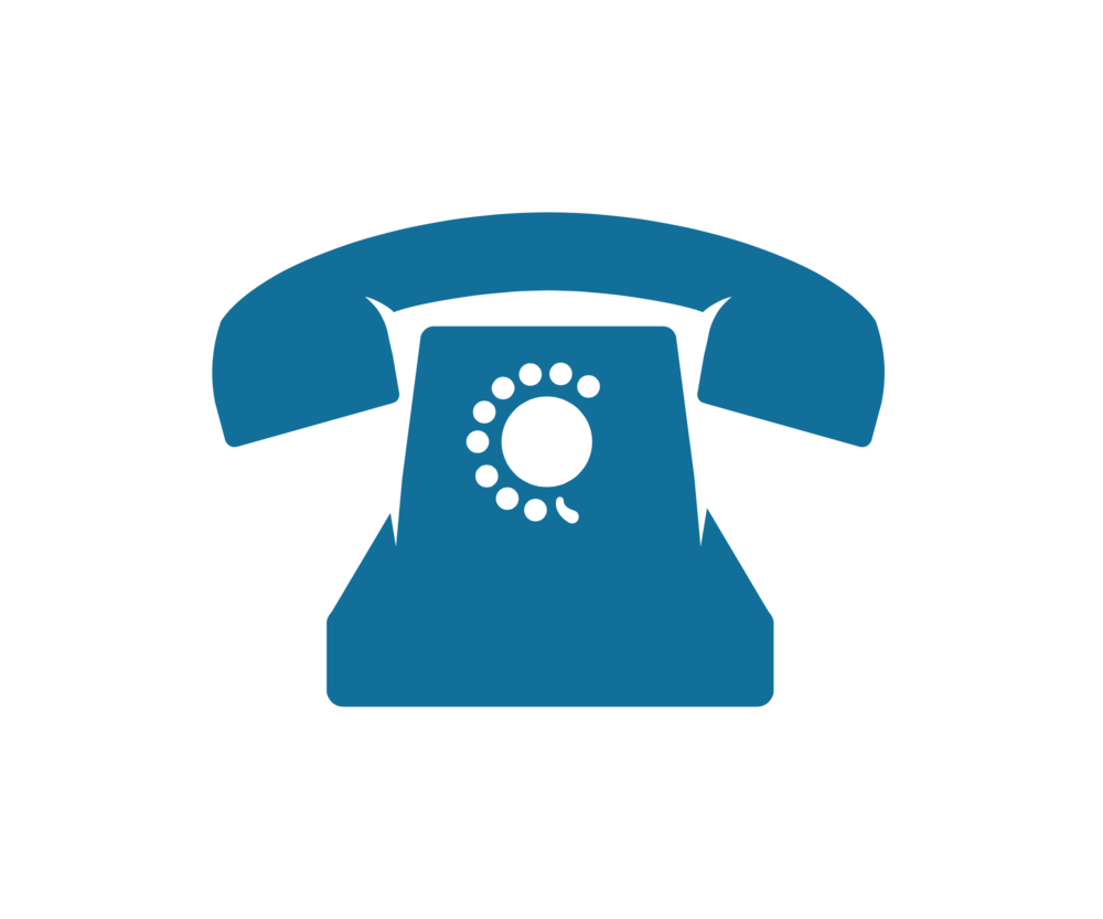 Blue Phone Icon