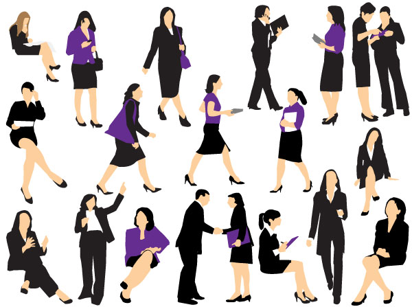 Businesswoman Silhouette Clip Art Free