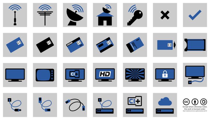 Cable TV Network Icons