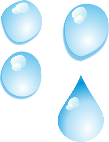 Cartoon Water Drop Clip Art