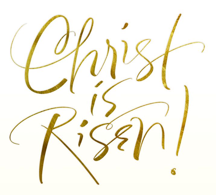 Christ Is Risen Easter Clip Art
