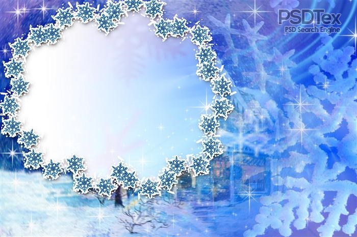 Christmas Frame PSD Template Christmas Frame PSD Template