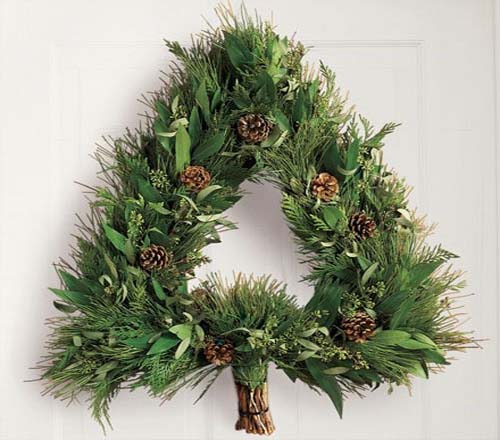 Christmas Tree Shaped Wreath