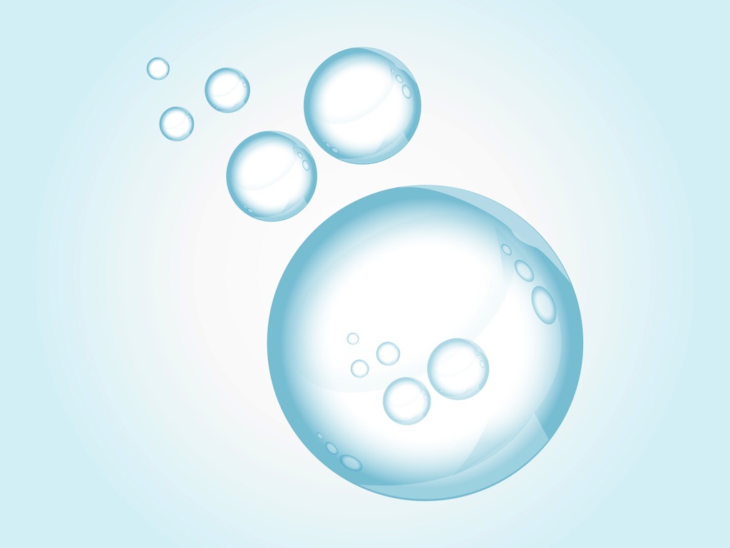 Cleaning Bubbles Clip Art